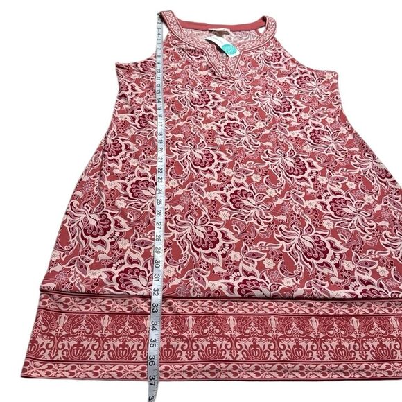 Magnolia Grace Alhambra Embroidered Trim Knit Dress Coral Sz XL NWT - Picture 6 of 11